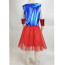 Marvel Avengers Metallic American Dream Captain America Tutu Dress Girls Costume