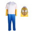 The Simpsons Homer Costume - White Shirt Set Homer Cosplay