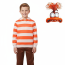 Kids Inside Out Anxiety Costume - Orange Hoodie Pants Mask Set Anxiety Cosplay