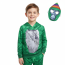 Kids Gorilla Tag Monke Costume - Green Hoodie Pants Mask Set Monke Cosplay