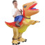Jurassic World Riding Gallimimus Dinosaur Inflatable Costume - Riding Gallimimus Dino Cosplay