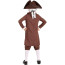 Kids John Adams Costume - Brown Coat Colonial Suit John Adams Cosplay