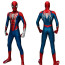 Spider-Man 2 Advanced Default Suit Costume - Red Blue Bodysuit Mask Spider Man Cosplay