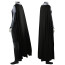 Zack Snyder's Justice League Superman Costume - Female Black Bodysuit With Cape Superman Cosplay