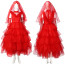 Beetlejuice Lydia Deetz Costume - Red Wedding Dress Lydia Deetz Cosplay