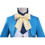 Silent Witch Monica Everett Costume - White Blue Dress Monica Everett Cosplay