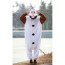 Kids Olaf with Padded Hood Costume - Onesie Jumpsuit Olaf with Padded Hood Cosplay