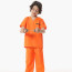 Prison Uniform Costume - Orange Kids Prison Jumpsuit Uniform Cosplay