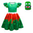 Girls Roblox Rainbow Friends Green Muscle Costume - Dress Mask Rainbow Friends Green Cosplay