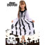 Girls Skeleton Costume - Black and White Dress Skeleton Cosplay