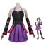 Girls Band Cry Tomo Costume - Black Purple Dress Tomo Cosplay