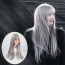 Black Pink Lisa Wig - Long Grey Full Bangs Wig Lisa Manoban Cosplay Costume