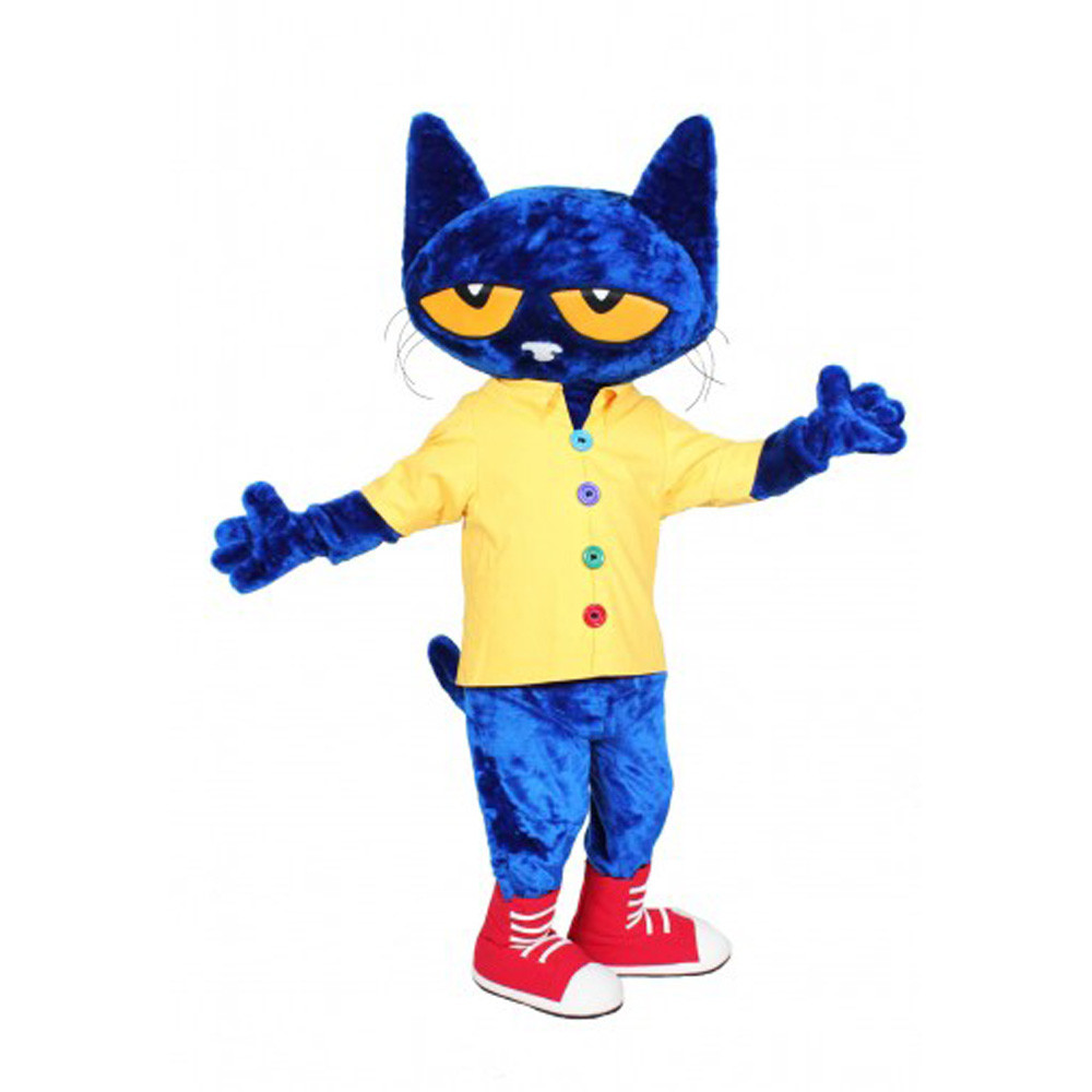 Giant Pete The Cat Mascot Costume