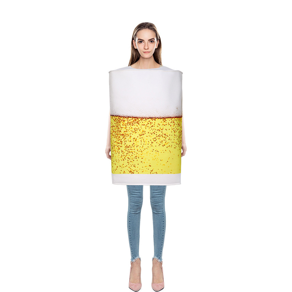 Beer Glass Costume - Bodysuit Beer Glass Cosplay