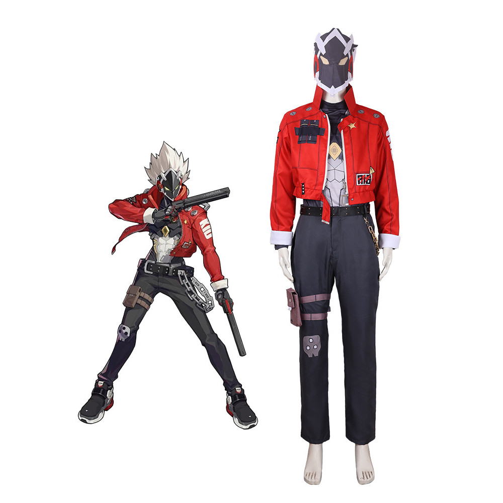 Zenless Zone Zero Billy Kid Costume - Jacket Pants Set Billy Kid Cosplay