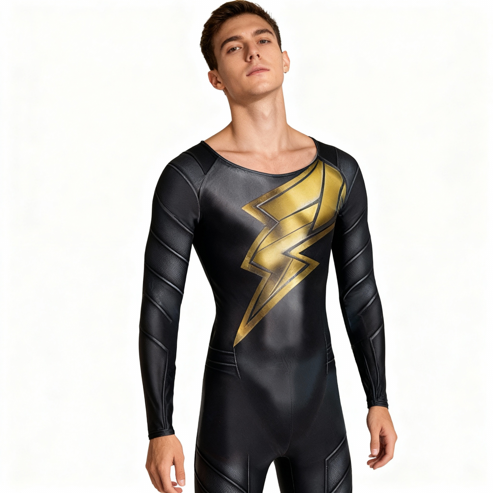 Injustice 2 Black Adam Costume - Black Bodysuit Black Adam Cosplay