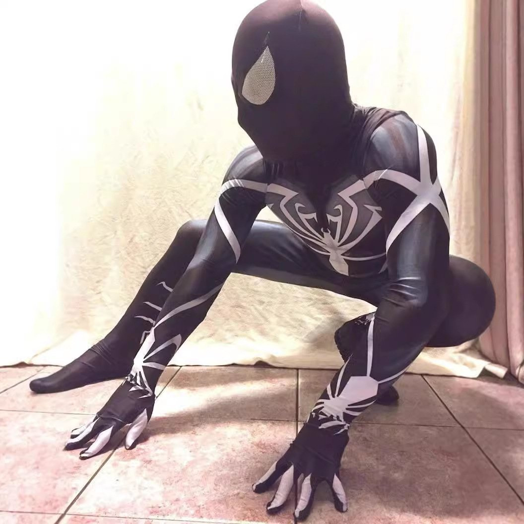 Spider-Man Riku Parker Costume - Bodysuit Mask Set Riku Parker Cosplay
