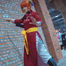 Gintama Kagura Costume - Cheongsam Kagura Cosplay