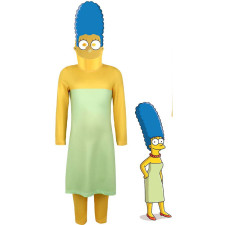 The Simpsons Marge Costume - Bodysuit Mask Marge Cosplay