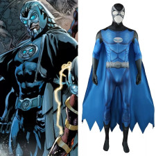 Justice League: Crisis on Two Earths Owlman Costume - Bodysuit Cape Set Owlman Cosplay