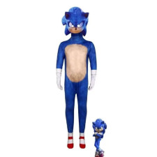Sonic the Hedgehog Costume - Bodysuit Mask Sonic Cosplay
