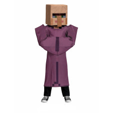 Kids Minecraft Villager Costume - Mask Purple Suit Villager Cosplay