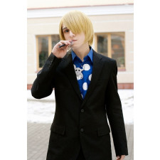 One Piece Sanji Wig - Sanji Cosplay Costume Wig