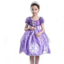 Sofia the First Deluxe Costume Dress For Girls 