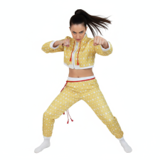 Street Fighter 6 Jamie Costume - Yellow Shirt Pants Set Street Fighter Jamie Cosplay