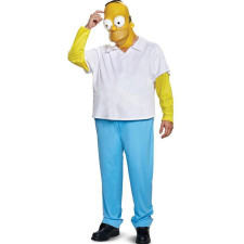 The Simpsons Homer Costume - White Shirt Set Homer Cosplay
