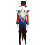 Helluva Boss Asmodeus Costume - Striped Suit Hat Set Asmodeus Cosplay