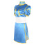 Street Fighter Chun Li Costume - Blue Dress Chun Li Cosplay