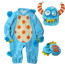 Baby Blue Furry Monster Costume InCharacter - Onesie Jumpsuit Blue Furry Monster Cosplay