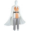 Star Wars The Acolyte Sol Costume - Shirt Pants White Cloak Full Set Jedi Sol Cosplay