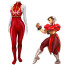 Street Fighter Chun-Li Costume - Red Bodysuit Chun-Li Cosplay