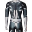 Danny Phantom Costume - Grey Muscle Pattern Ghost Bodysuit Danny Phantom Cosplay