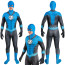 The Flash Blue Lantern Flash Costume - Bodysuit Mask Set Future Flash Cosplay