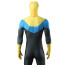 Invincible Comic Style Original Suit Costume - Yellow Black and Blue Comic Style Bodysuit Invincible Cosplay