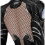 Marvel Rivals Invisible Woman Costume - Fish Net Pattern Black Bodysuit Invisible Woman Cosplay