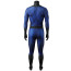 The Fantastic Four Mister Fantastic Costume - Muscle Pattern Navy Bodysuit Mr Fantastic Cosplay