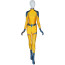 Marvel Ultimate Alliance 3 Crystal Crystalia Amaquelin Costume - Yellow Bodysuit Crystal Cosplay