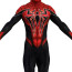Marvel Rivals Scarlet Spider Costume - Black Red Bodysuit Mask Scarlet Spider Man Cosplay
