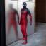 Marvel's Spider-Man Scarlet Spider II Suit Costume - Bodysuit Mask Set Scarlet Spider II Suit Cosplay
