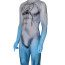 Spider-Man Spirit Spider Suit Costume - Light Blue White Bodysuit Mask Spider Man Cosplay