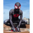 Spider-Man 2 Miles Morales Across the Spider-Verse Costume - Black Red Bodysuit Mask Set Miles Morales Spider Man Cosplay