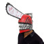 Chainsaw Man Mask - Full Face Bloody Mask Anime Chainsaw Man Cosplay Costume Prop
