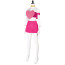 Villainous Miss Heed Costume - Pink Top Skirt Miss Heed Cosplay