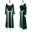 Shrek Princess Fiona Costume - Green White Dress Princess Fiona Cosplay