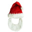 Baby Santa with Beard Costume InCharacter - Onesie Jumpsuit Santa with Beard Cosplay
