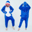 Kids Blue Shark Costume - Onesie Jumpsuit Blue Shark Cosplay